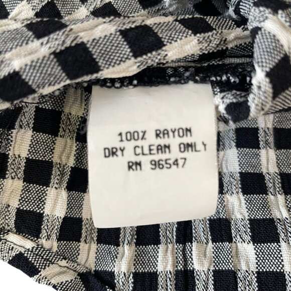 Lady Reiner Cowgirl Couture Gingham Blouse XS Western Retro Cottagecore Chic - Picture 4 of 10